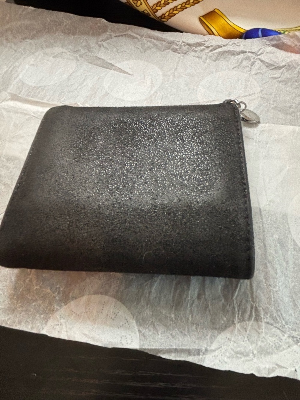 PRISTINE Stella McCartney Falabella Small Flap Wallet - Black - FULL SET - Picture 5 of 13